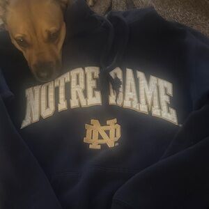 Navy Blue Notre Dame Hoodie